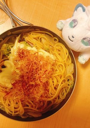 チーズin具沢山お好み焼きパスタ-レシピのメイン写真