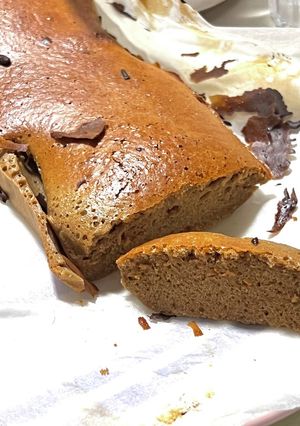 簡単！全粒粉でココアパウンドケーキ♪-レシピのメイン写真