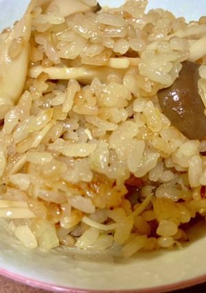 エリンギとエノキとネギの炊き込みご飯-レシピのメイン写真