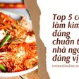 Kim chi cải thảo