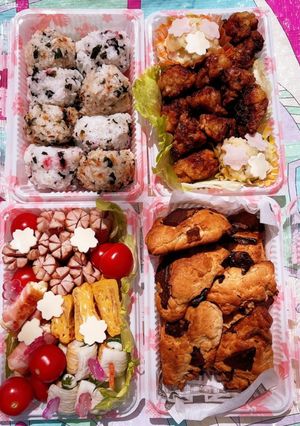お花見弁当٭❀*-レシピのメイン写真