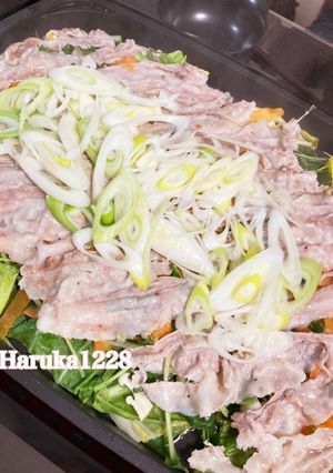 ホットプレートで蒸ししゃぶ-レシピのメイン写真