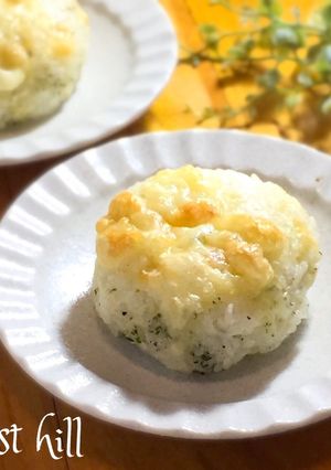 ダブルチーズの焼きおにぎり-レシピのメイン写真