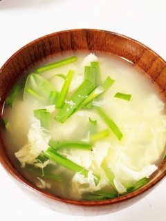 【中華でも和食でもOK】ニラ玉スープ-レシピのメイン写真