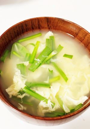 【中華でも和食でもOK】ニラ玉スープ-レシピのメイン写真