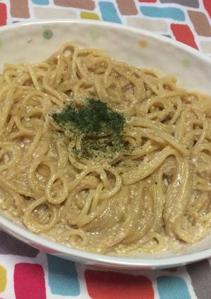 超簡単☆超濃厚!焦がしバターの豆腐パスタ-レシピのメイン写真