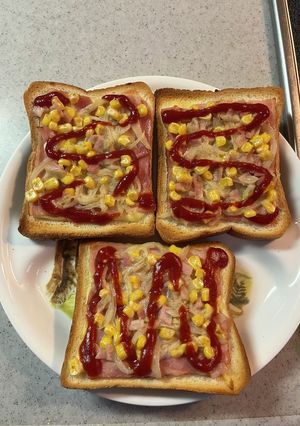 簡単ピザトースト-レシピのメイン写真