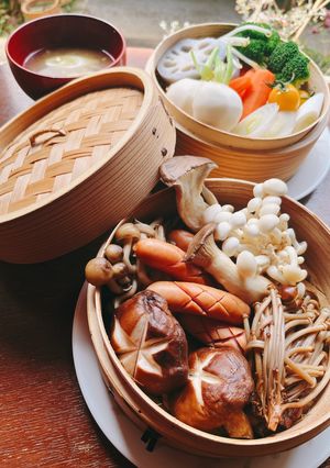 きのこと野菜のせいろ蒸し-レシピのメイン写真