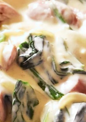 ほうれん草とウィンナーのクリーム煮-レシピのメイン写真