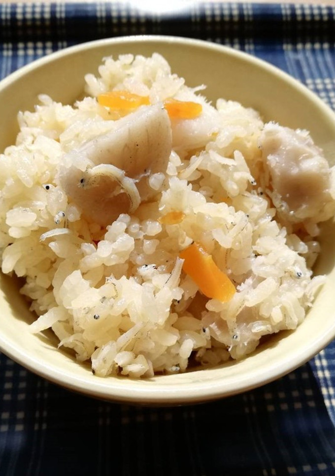 里芋としらすの炊き込みご飯-レシピのメイン写真