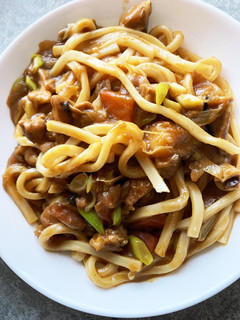 簡単カレーうどん 汁なし-レシピのメイン写真