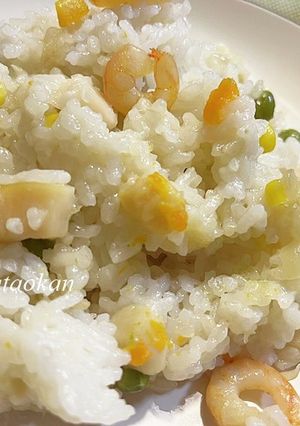 炊飯器で♡簡単シーフードピラフ-レシピのメイン写真