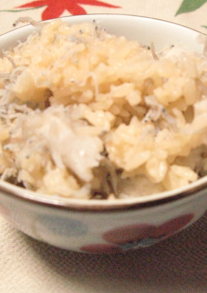 ほくほく里芋とじゃこの炊き込みご飯-レシピのメイン写真