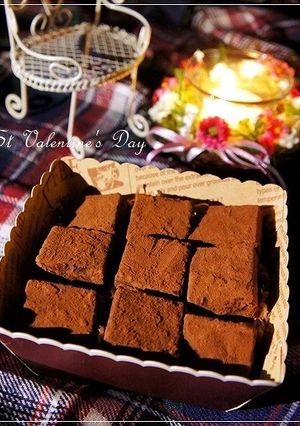 秘密にしたい∮とろける生チョコ。。。-レシピのメイン写真