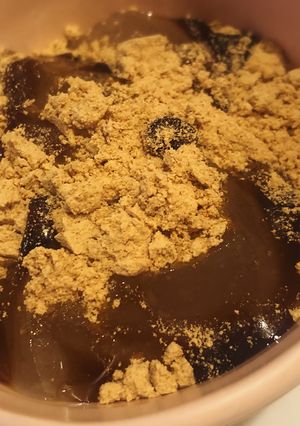材料2つ！痩せるレンチン簡単わらび餅★-レシピのメイン写真