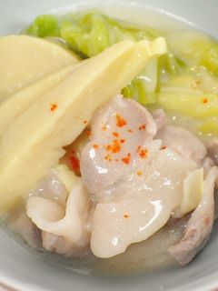 春キャベツと筍のシンプル白みそ煮-レシピのメイン写真