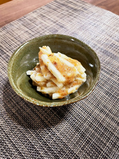 山芋の梅和え-レシピのメイン写真