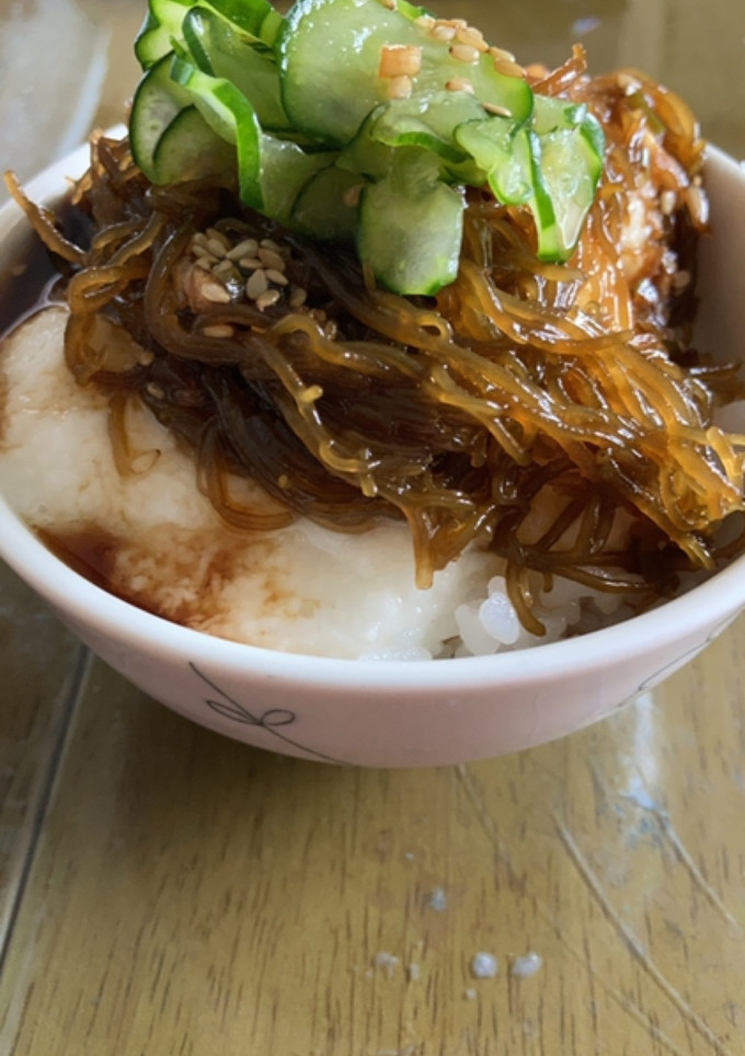 とろろもずく丼-レシピのメイン写真