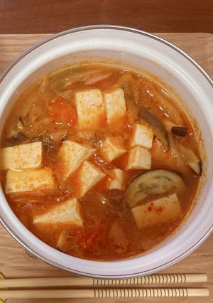 トマトのキムチチゲ-レシピのメイン写真