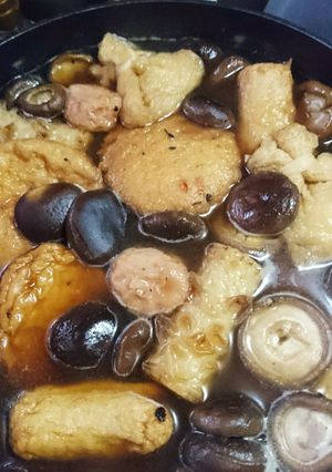 椎茸と練りものの煮込み〜-レシピのメイン写真