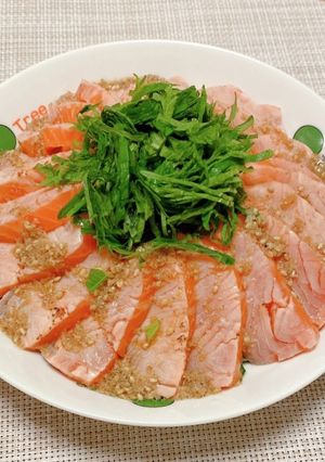 サーモンの和風カルパッチョ-レシピのメイン写真