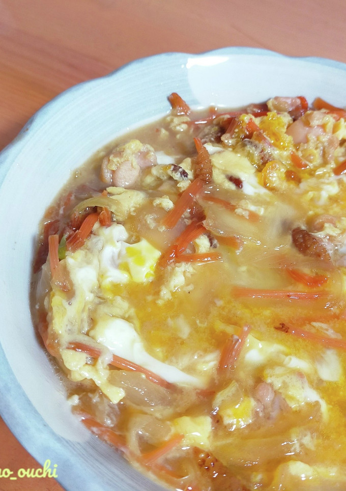 つくしと鶏肉の卵とじ-レシピのメイン写真