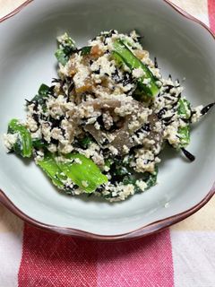 ひじき煮のリメイク白和え-レシピのメイン写真