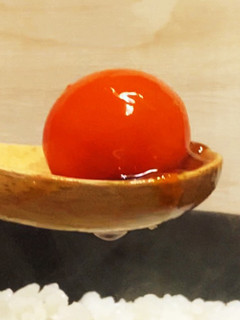 冷凍卵の黄身醤油漬け-レシピのメイン写真