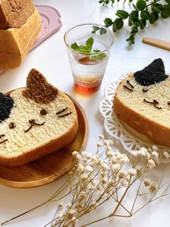 超可愛い☆三毛猫☆食パン-レシピのメイン写真