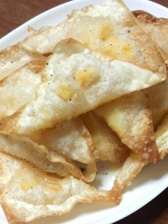 ワンタン☆チーズ包み揚げ【コーン入り】-レシピのメイン写真