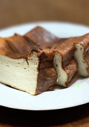 酵母☆簡単スフレ風クリームチーズケーキ☆-レシピのメイン写真