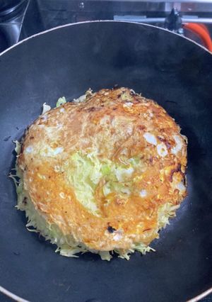 キャベツと卵だけのキャベツ焼き-レシピのメイン写真