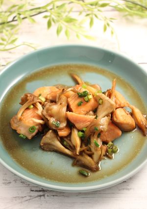 簡単！銀鮭と舞茸の生姜炒め-レシピのメイン写真