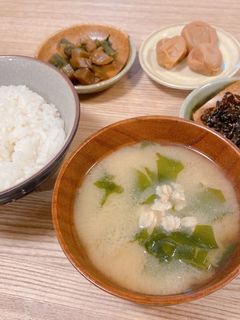 オートミール味噌汁 もちもちヘルシー和食-レシピのメイン写真