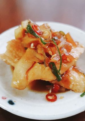 麻薬卵のタレで鶏むね肉のソテー-レシピのメイン写真