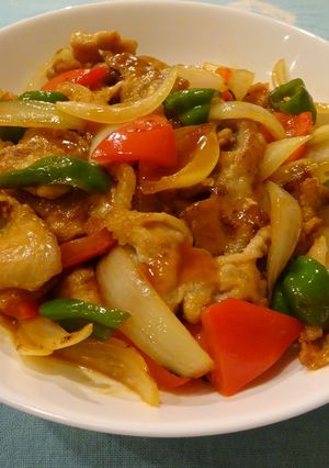 薄切り肉の酢豚-レシピのメイン写真