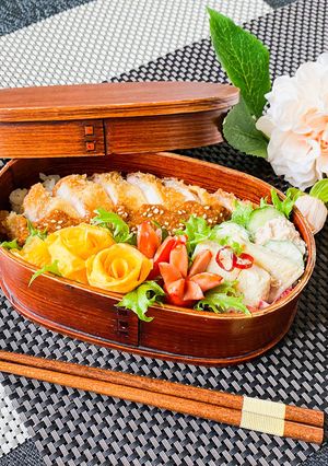 63℃ ボリューム満点 高タンパク弁当-レシピのメイン写真
