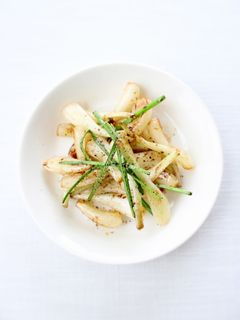 サッと炒めて【エシャレットの醤油炒め】-レシピのメイン写真