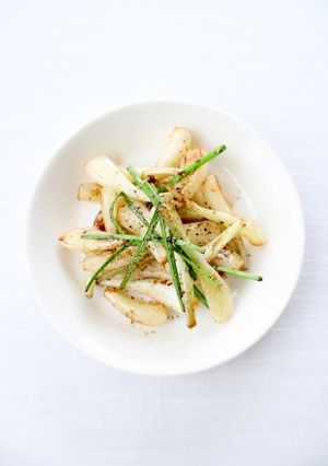 サッと炒めて【エシャレットの醤油炒め】-レシピのメイン写真