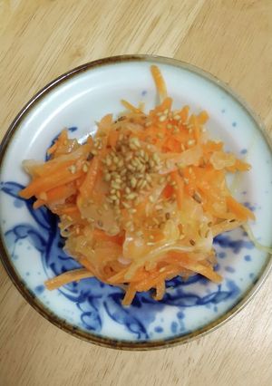 新玉ねぎと人参なます-レシピのメイン写真