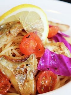 太刀魚の冷製トマトパスタ-レシピのメイン写真