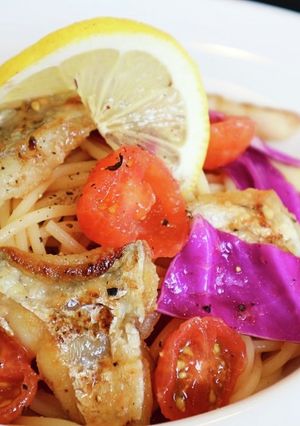 太刀魚の冷製トマトパスタ-レシピのメイン写真
