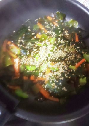 旬の生わかめDe♪焼きナムル♪-レシピのメイン写真