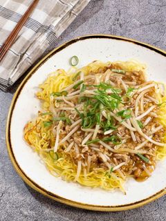 ひき肉ともやしのあんかけ焼きそば-レシピのメイン写真