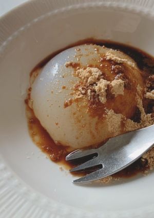 レンジで簡単食べ切りサイズのプルプル葛餅-レシピのメイン写真