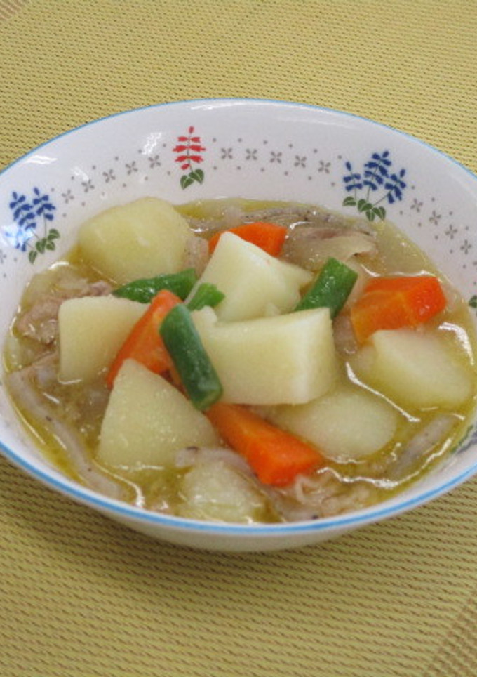 簡単給食 塩肉じゃが-レシピのメイン写真