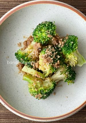 ブロッコリーの醤油ごまだれサラダ-レシピのメイン写真