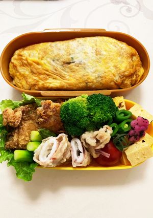 小４息子の塾弁2022.03.28-レシピのメイン写真