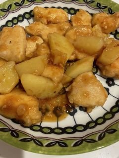 鶏胸肉とじゃがいもの甘辛炒め-レシピのメイン写真