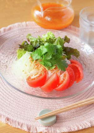 トマトの冷やしトムヤムビーフン-レシピのメイン写真